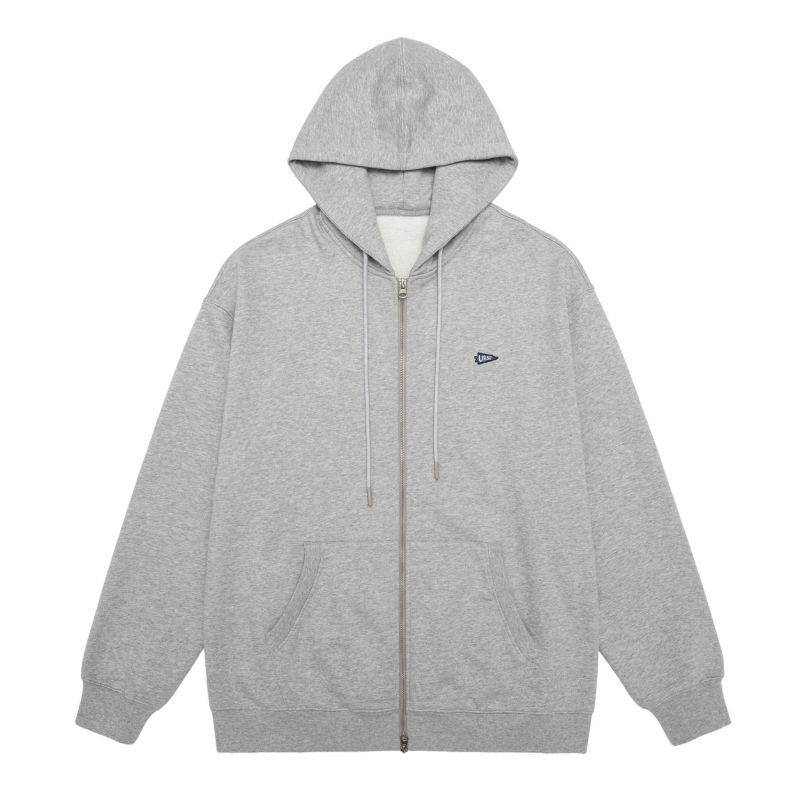 コットン混紡素材のフード付きパーカー – デイリーユース・リラックススタイル