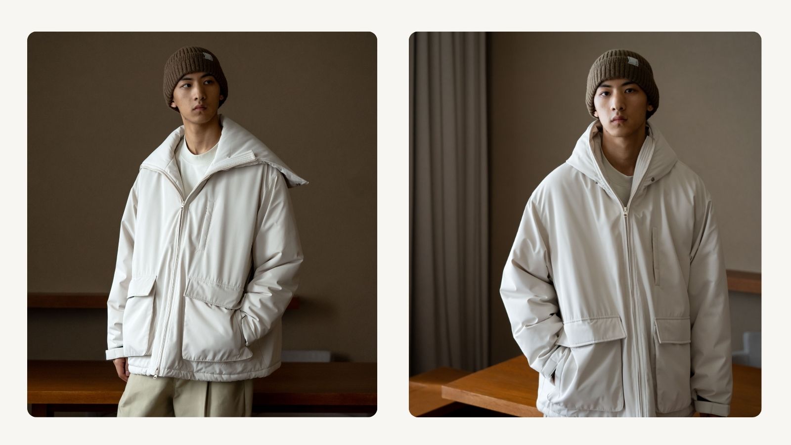 Soranetex 中綿ジャケット 兜帽・立領切替可能