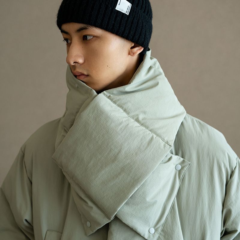 Stylish Quilted Jacket with Removable Collar Warmer - SoraneTex