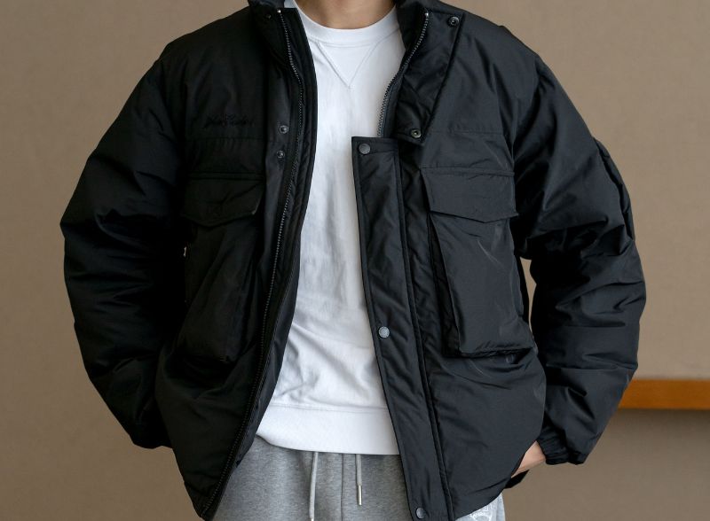 ホワイトダックダウンジャケット メンズ 防寒 軽量 カジュアル