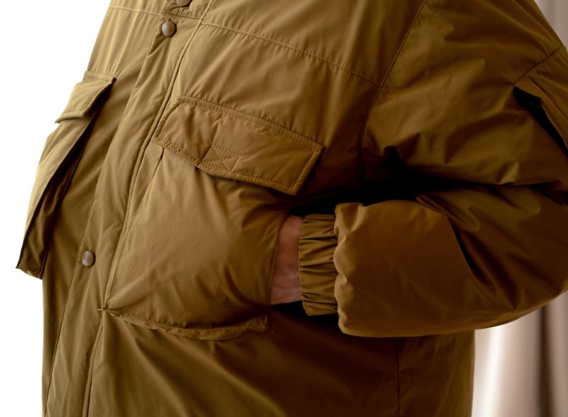 ホワイトダックダウンジャケット メンズ 防寒 軽量 カジュアル